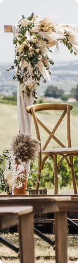 Une jolie arche pour votre cérémonie de mariage